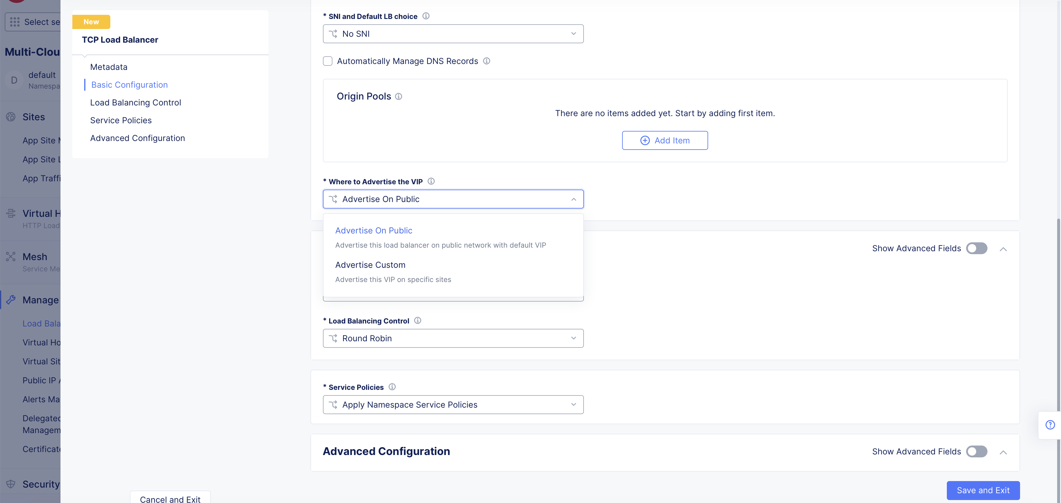 Figure: Advertise VIP